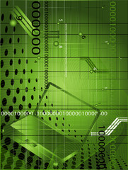 Abstract technological background