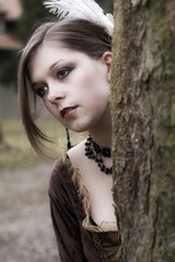 Naklejka premium Portrait
