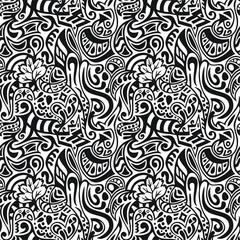 Seamless abstract vector wallpaper pattern