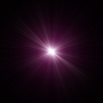 Bright violet star burst background