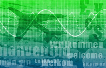 World Travel Airport Background