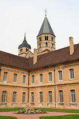 Fototapeta na wymiar Abbaye de Cluny, Bourgogne