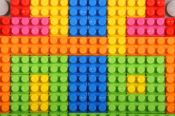 multi colored building blocks
