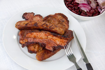 Grill,Wurst,Schnitzel,Speck