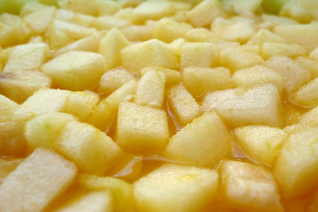 Fruit cocktail close up