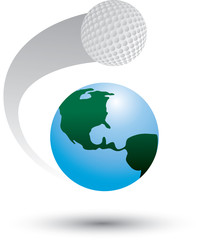 Soccer ball circles the world