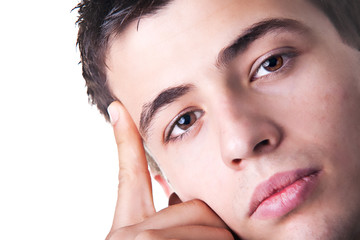 Obraz premium Pensive Young Man