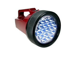 Plastic lantern with LED