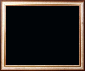 Klassischer Rahmen mit schwarzem Schriftfeld