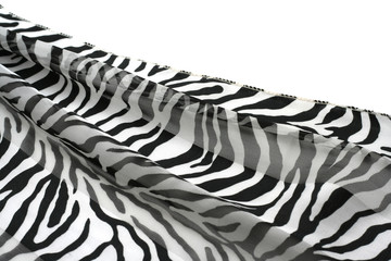 black-and-white striped fabric
