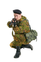 The soldier