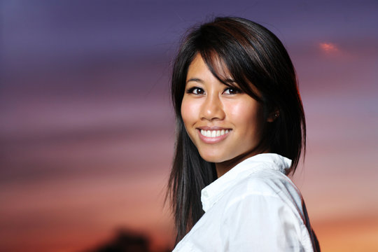 Beautiful Asian woman