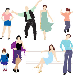 Vector People Silhouette