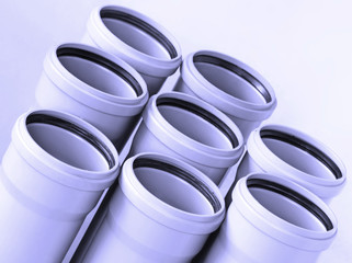 sewer pipes background