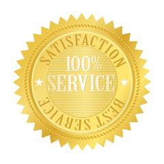 Fototapeta premium Best Service label