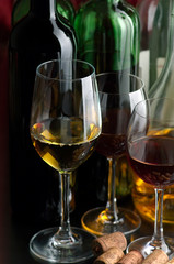 White and red wine