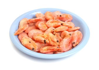 shrimp in plate