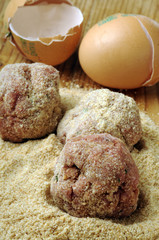 Polpette di carne crude