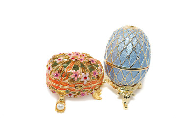 Two Easter egg for  JEWELLERY.