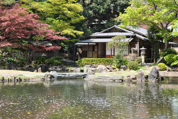 Jardin du sanctuaire Yasukuni à Tokyo