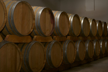 group of barrels