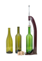 Wine bottle corker