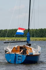 Foto op Canvas Sailboat at the river © Ivonne Wierink
