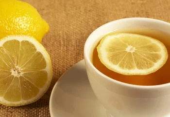 Photo sur Plexiglas Theé tea with lemon