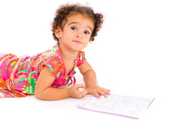 Naklejka premium Writing