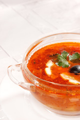 tasty red soup