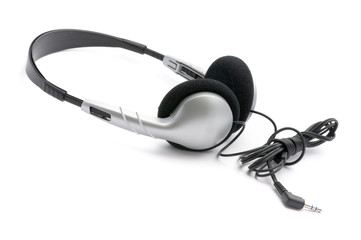 Fototapeta premium Silver Headphones