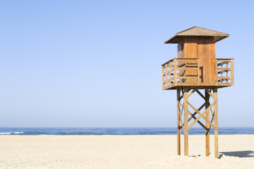 Wachturm am Strand
