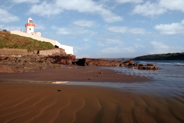 rocky lighthouse beach