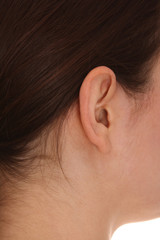 a girl's ear
