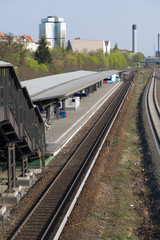Fototapeta na wymiar railway station