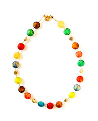 Colorful beads made of Murano glass