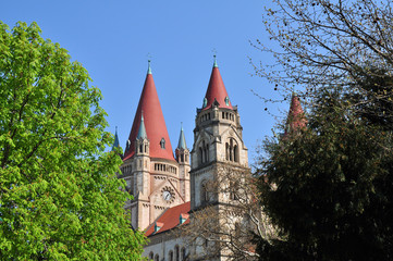 Fototapeta premium Franz von Assisi Kirche, Wien