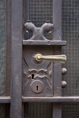 Brass handle