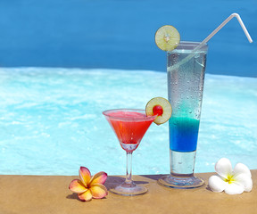 two cocktails