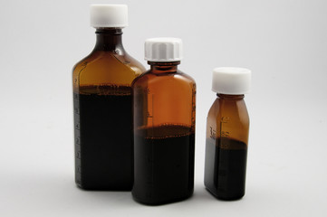 Three Medicine Bottles