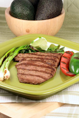 mexican carne asada plate