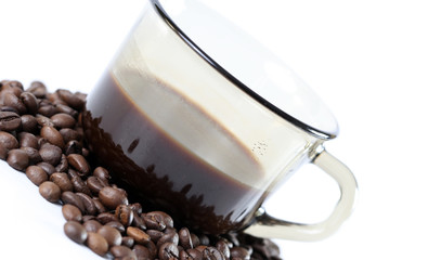 Cup with coffee