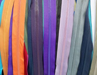 Colourful Zippers