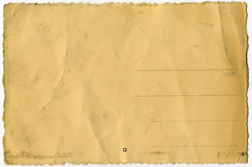 verso de carte postale ancienne