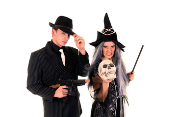 Halloween couple fun