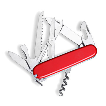 Swiss Army Knife Isolated