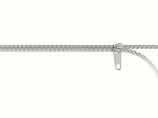 Zip opening illustration