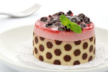 Fanciful mousse cake