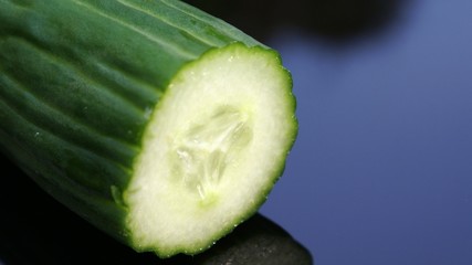 Sliced cucumber