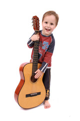 boy and guitar